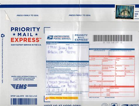 prepaid return envelope usps.